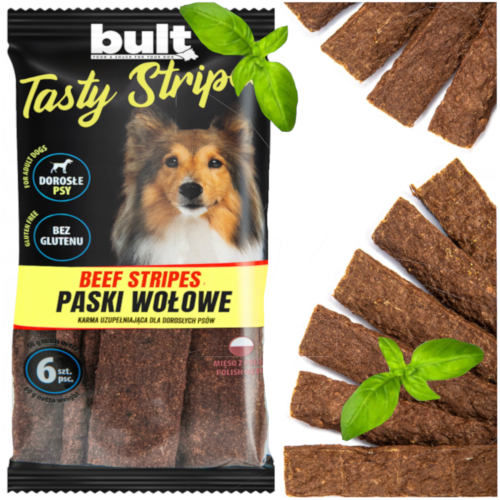 Przejdź do produktu Bult smaczki przysmaki paski wołowe 6szt dla psa