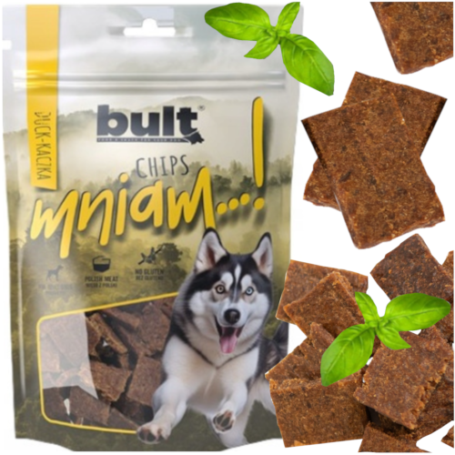 Przejdź do produktu Bult smaczki przysmaki chipsy z kaczką 100g dla psa