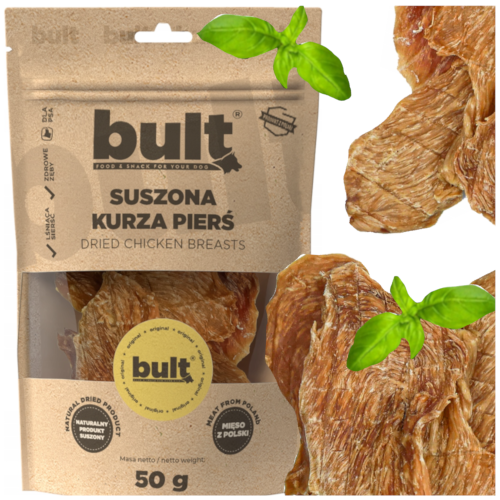 Przejdź do produktu Bult smaczki przysmaki pierś kurza 50g dla psa