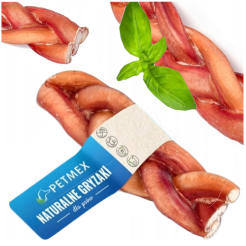 Przejdź do produktu Petmex smaczki przysmaki penis wołowy warkocz 10cm dla psa