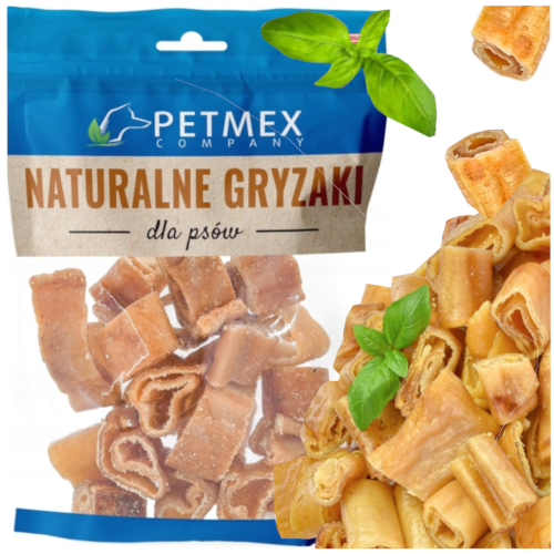 Przejdź do produktu Petmex smaczki przysmaki chrupki ze skóry wieprzowej 200g dla psa