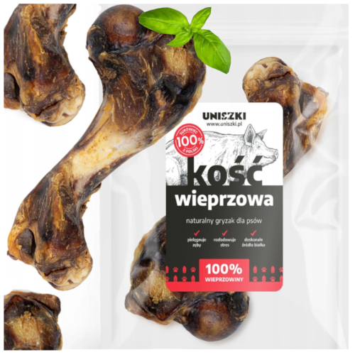Przejdź do produktu Uniszki smaczki przysmaki kość wieprzowa 1 szt dla psa