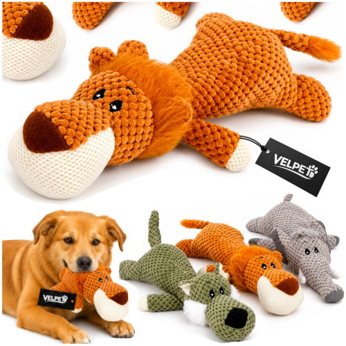 Przejdź do produktu Pluszak animal xxl mocny z piszczałką Velpet