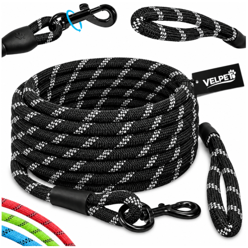 Przejdź do produktu Smycz 20m dla psa dużego średniego długa treningowa mocna Velpet
