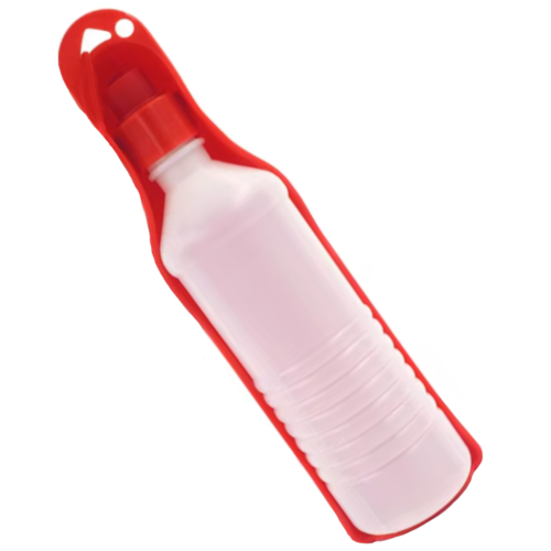 Przejdź do produktu Butelka składana 500ml dla psa czerwona