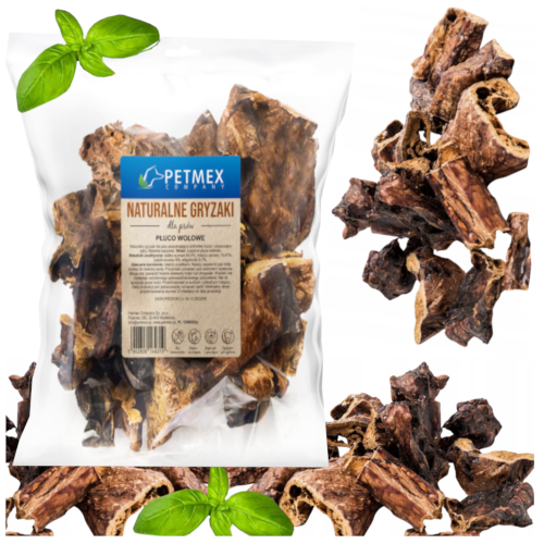 Przejdź do produktu Petmex smaczki przysmaki płuco wołowe 200g dla psa 