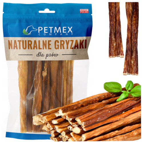 Przejdź do produktu Petmex smaczki przysmaki jelito wołowe 200g dla psa 