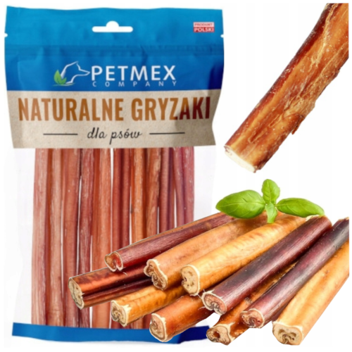 Przejdź do produktu Petmex smaczki przysmaki penisy cielęce 15cm 10szt  dla psa 