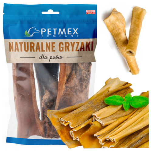Przejdź do produktu Petmex smaczki przysmaki skóra jelenia 100g dla psa 
