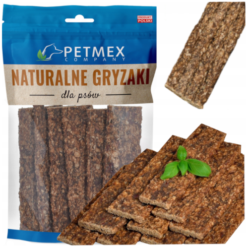 Przejdź do produktu Smaczki przysmaki paski jagnięce 100g petmex dla psa