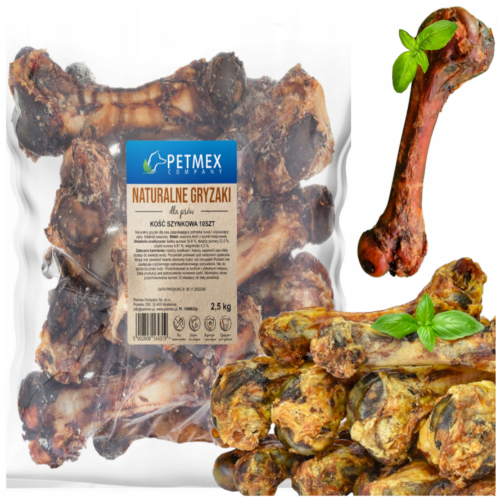Przejdź do produktu Petmex smaczki przysmaki kość szynkowa 10szt dla psa