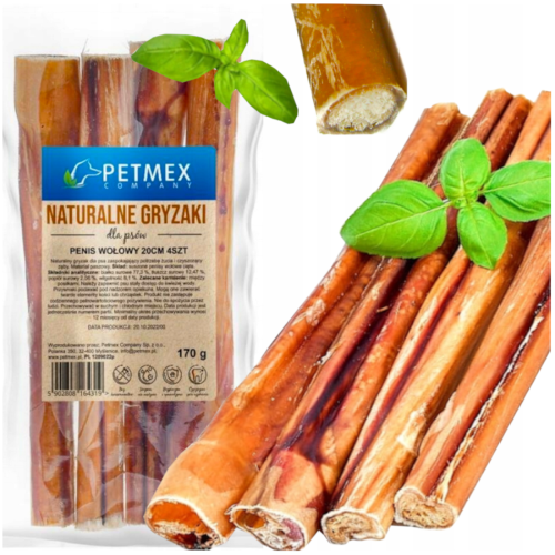 Przejdź do produktu  Petmex smaczki przysmaki penis wołowy 20cm 4szt dla psa 